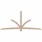 Ekena Millwork Davenport Smooth Timber Gable Bracket, Douglas Fir, 108"W x 49"H x 3 1/2"D x 3 1/2"F, 11/12 Pitch GBW108X49X0404DAV00SDF - alternate 1